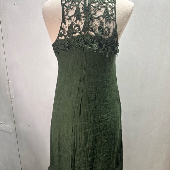 Rebellion women’s high neck laced lined dress size M - Picture 4 of 10